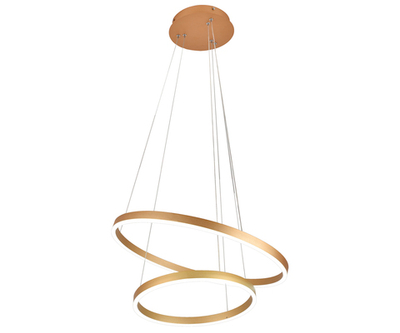 08219,33(3000K) Люстра димм. Тор мат.золото d60+40