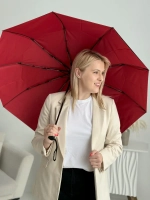 Зонт автомат c системой антиветер женский и мужской большой купол 10 спиц. Цвет синий.