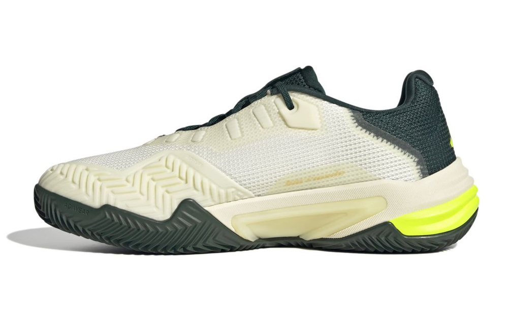 Мужские кроссовки теннисные Adidas Barricade 13 M Clay - кремовый/черный/бирюзовый