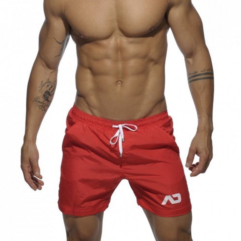 Мужские шорты удлиненные красные Addictetd Sport Shorts Red