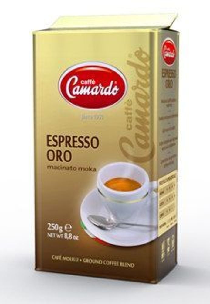 Кофе молотый Camardo Espresso Oro 250гр