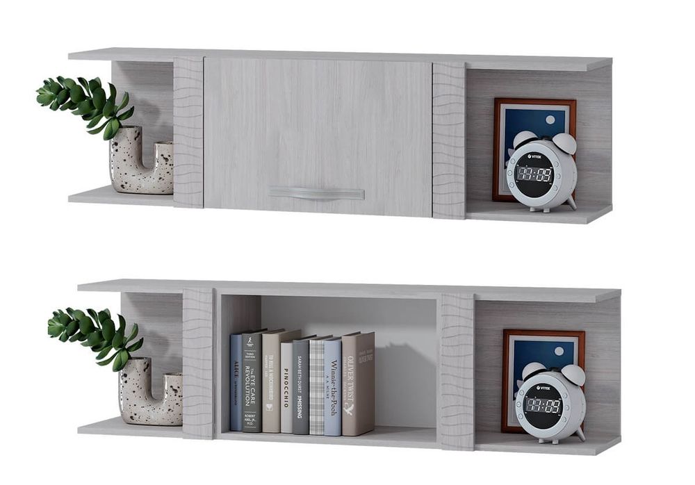 Антресольный Монако АН-07 ясень белый