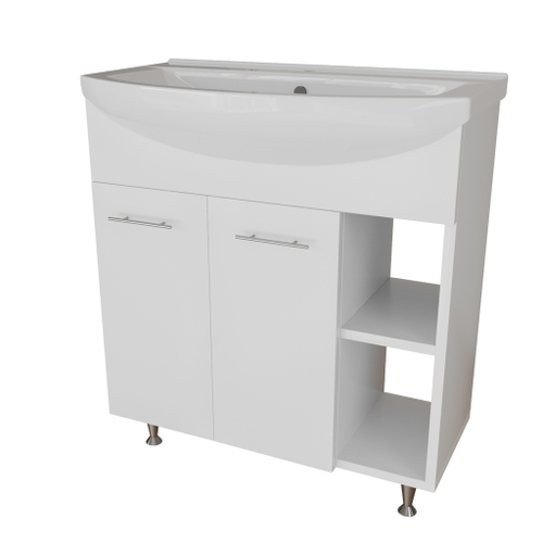 Тумба д/ванной "АНРИ-75" под раковину Best-75 (Sanita Lux)(ПВХ)