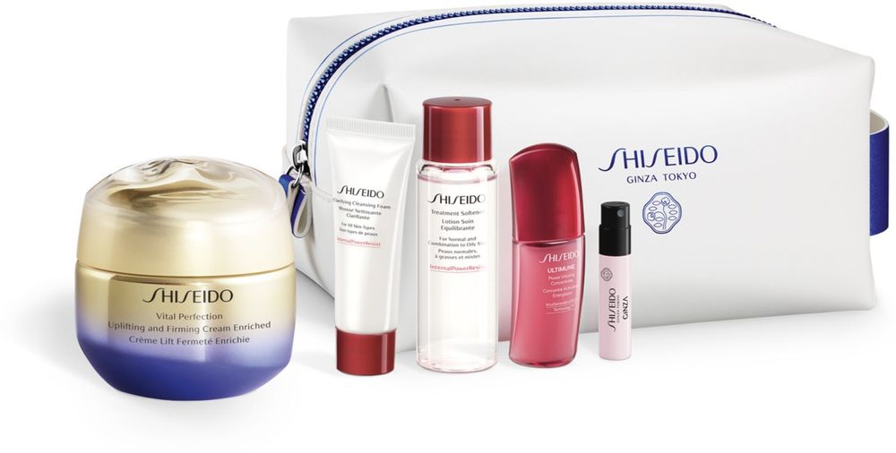 Shiseido Vital Perfection Uplifting &amp; Firming Cream Enriched - подарочный набор (с лифтинг-эффектом) /   / GTIN 3598381107045