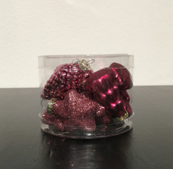 Набор елочных игрушек 14шт House of Seasons Шишка/Звезда/Елка Ягодный смузи в прозрачной коробке