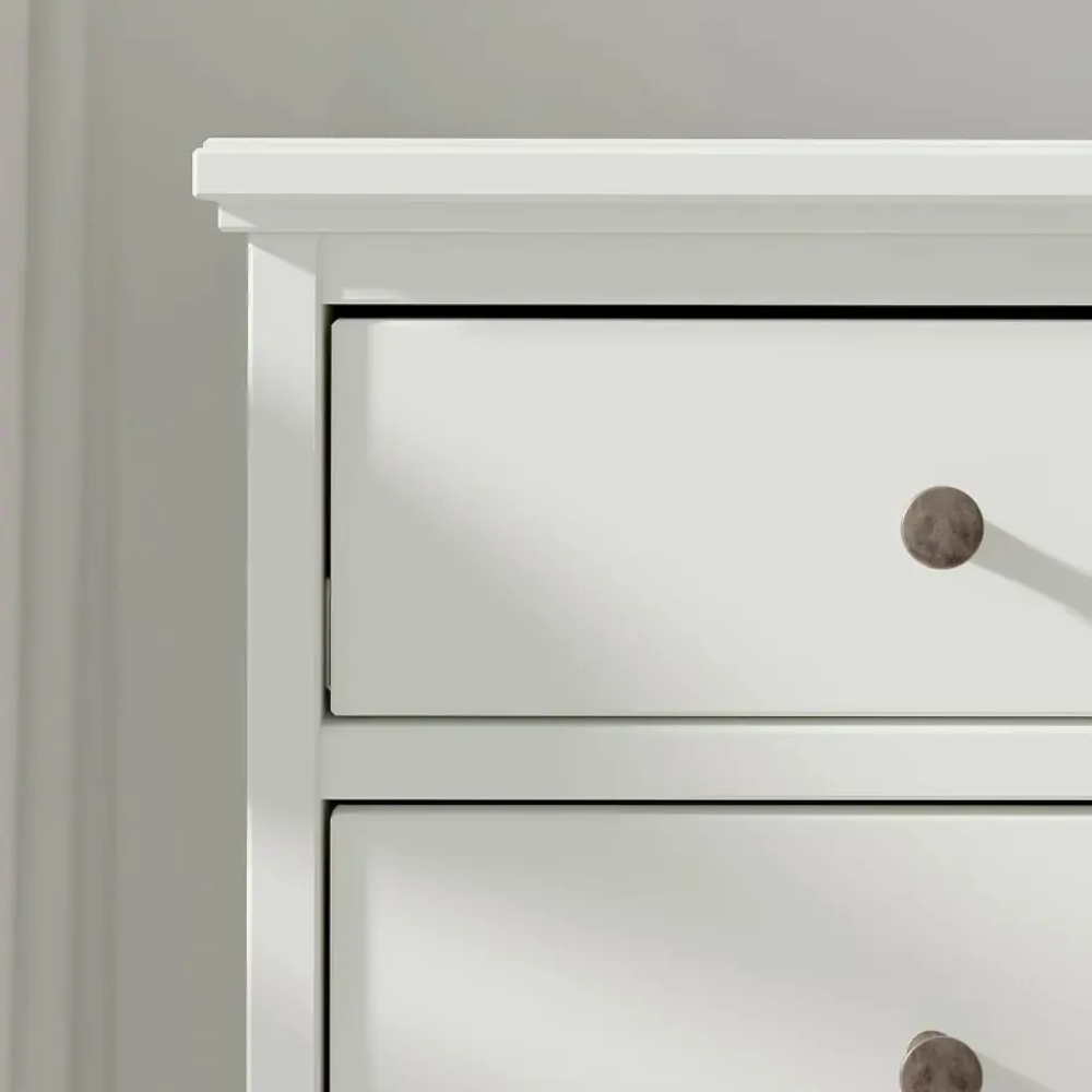 Комод с 6 ящиками - IKEA IDANAS/IDANÄS, 50x84х135 см, белый ИДАНЭС ИКЕА