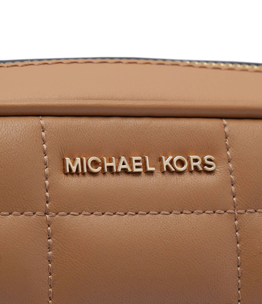 Кожаная сумка-мессенджер Michael Kors - коричневый(32R4GJ6M8L)