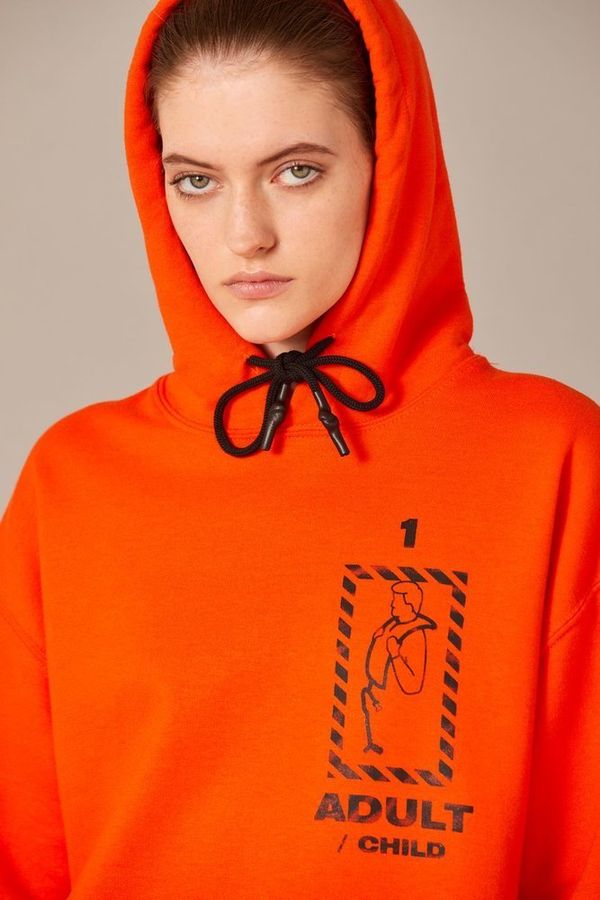 Худи Adult/Child Оранжевый - фото 3