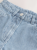 Джинсы широкие для девочки Next E89-693, Синий, Белый