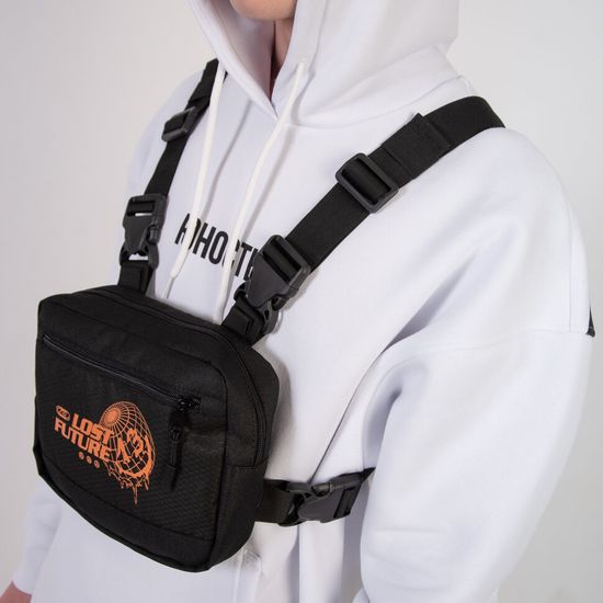 Сумка ЮНОСТЬ™ нагрудная Lost Future Черный