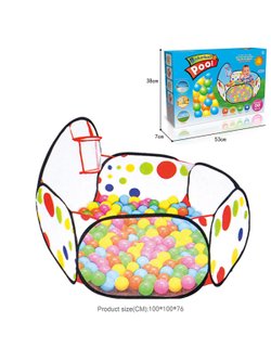 Манеж для игр 100х100х76см с набором 50 шаров (201942397)