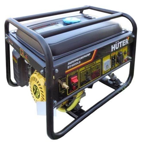 Газовый электрогенератор HUTER DY4000LG - [3 кВт / 220V]