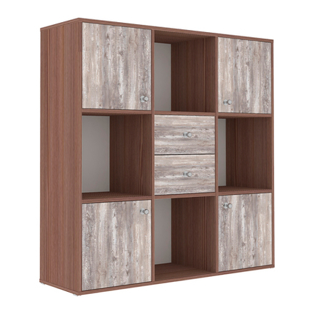 Стеллаж КарИВи Джери Бодего Темный Бетон