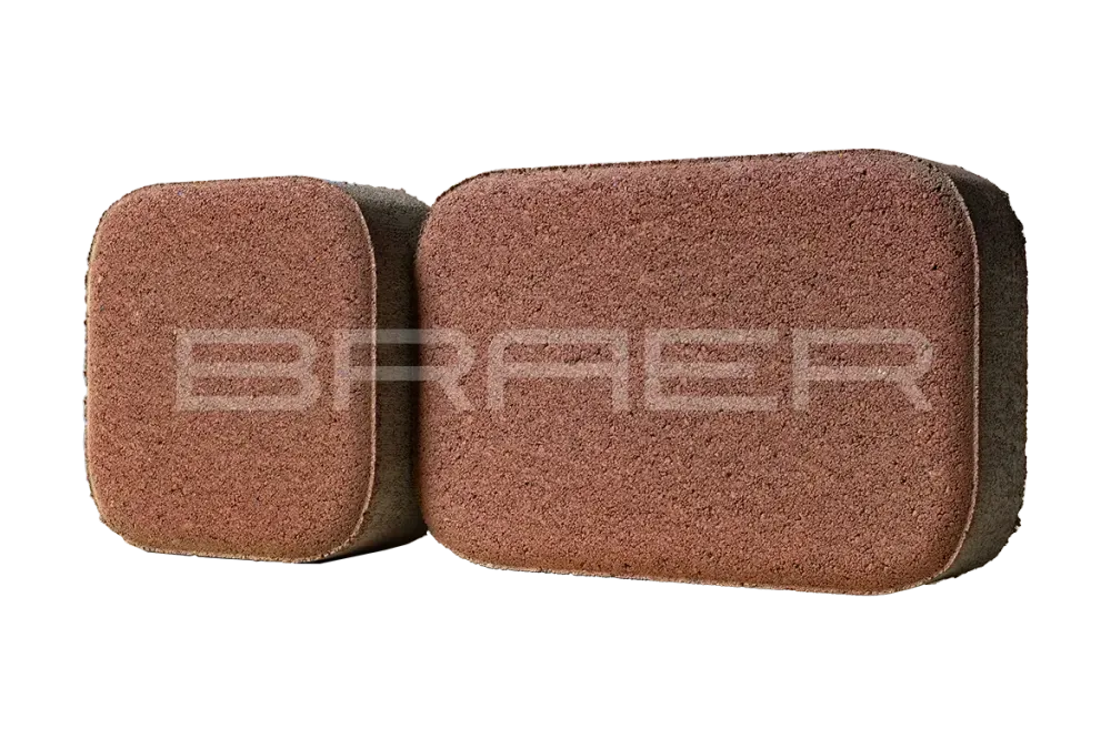 Тротуарная плитка Braer Классико Дуо, Винный, 40 мм