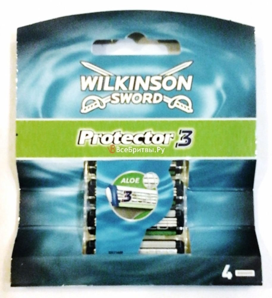 Wilkinson Sword кассеты Protector-3 4шт