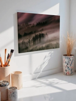 Картина на стену 40 X 50 Ночной лес