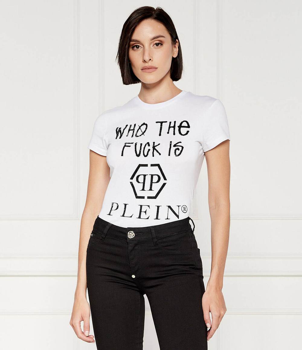 Футболка Sexy Pure Philipp Plein - белый(WTK3275 PJY002N)