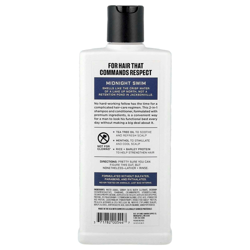 Duke Cannon Supply Co., шампунь и кондиционер, для купания в полночь, 414 мл (14 жидк. унций)