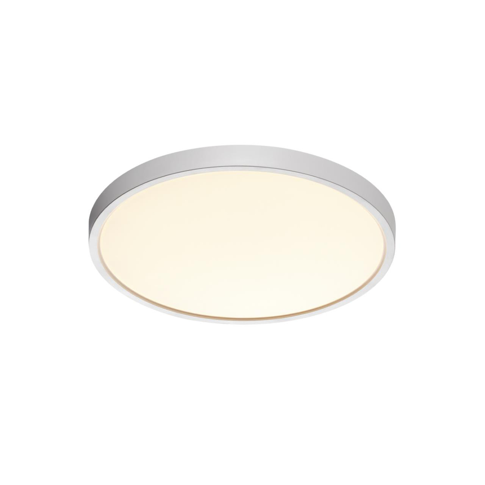 7659/24L MITRA LED SN 551 Светильник пластик/белый LED 24Вт 3000/4000K D300 IP40 ALFA WHITE