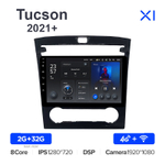 Teyes X1 10,2"для Hyundai Tucson 2021+