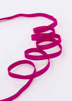Резинка узкая бельевая малиновая фуксия ширина 6 мм Lauma (Латвия)