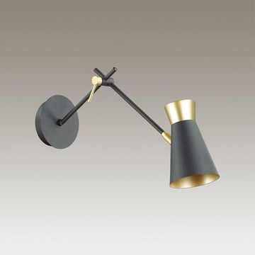 3790/1W LOFTI LN19 000 матовый черный, золотой Бра E14 1*40W 220V LIAM