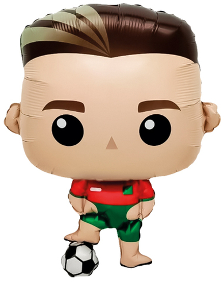 Шар (27''/69 см) Фигура, Футболист, 1 шт. в уп.