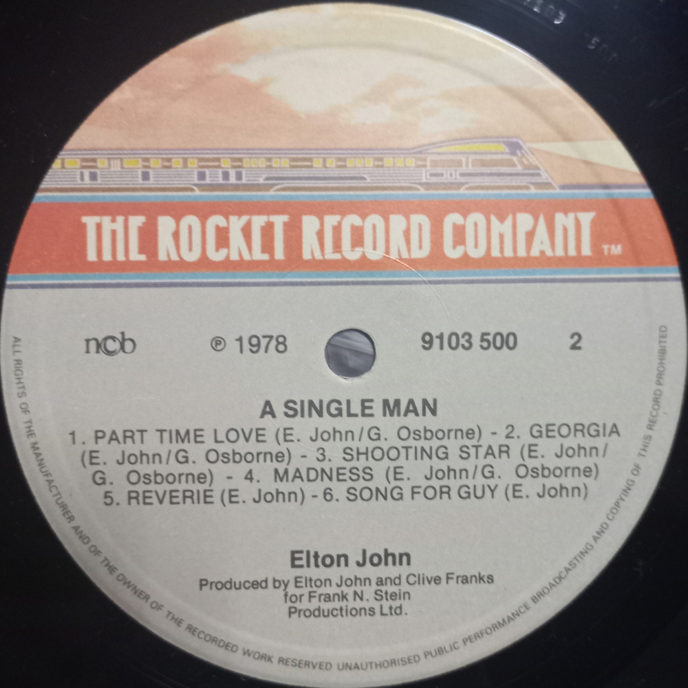 Elton John / A Single Man (LP)