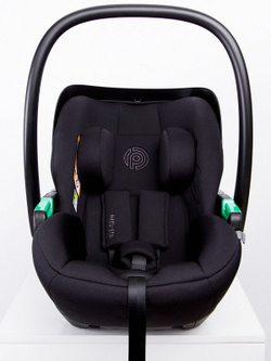 Детская коляска Peppy Monaco 3 в 1 с автокреслом Verona Black Sandstone (песочный), рама черная