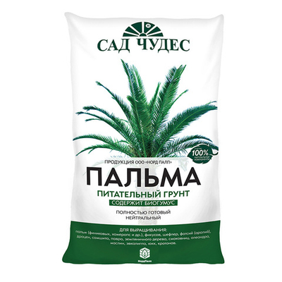 Грунт почвенный питательный САД ЧУДЕС для пальмы 5 л