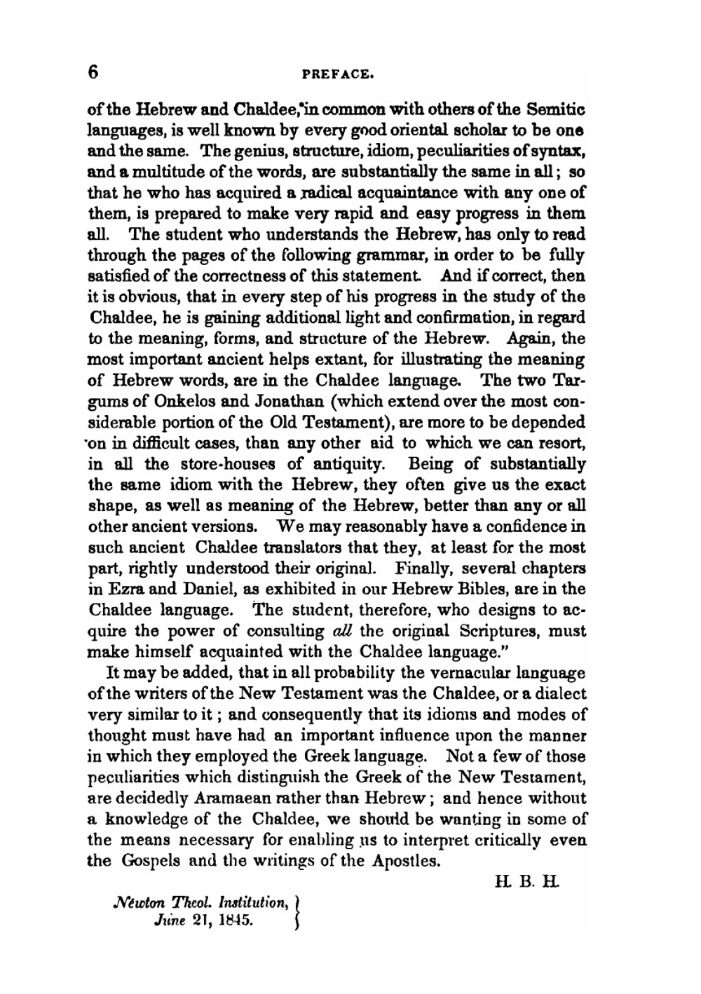 Grammar of the Chaldee language. As contained in the Bible and the Targums | Georg Benedict Winer