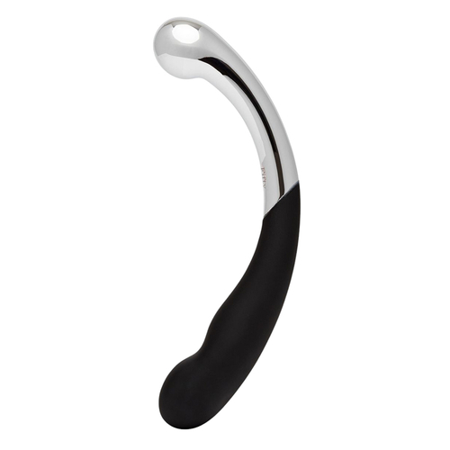 Двусторонний фаллоимитатор 22см металл + силикон Fifty Shades of Grey Sweet Pressure Dark Steel and Silicone Double-Ended Dildo