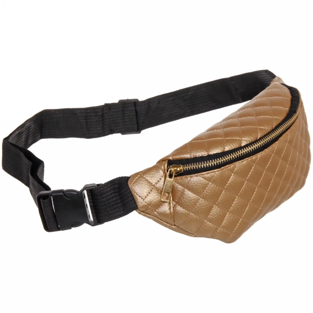 Сумка на пояс из искусственной кожи «Elements - Street», цвет золото, 29*13см