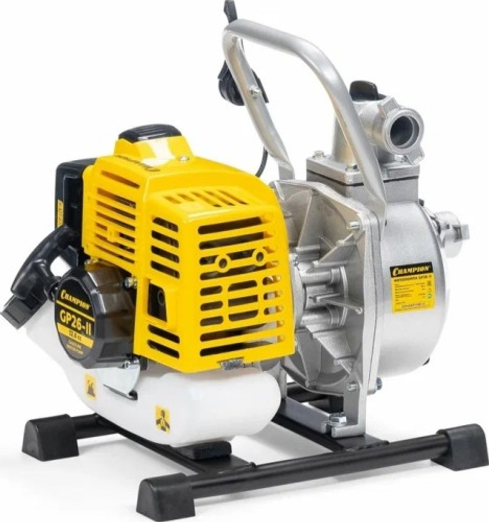 Мотопомпа бензиновая CHAMPION GP26-II для слабозагрязненной воды