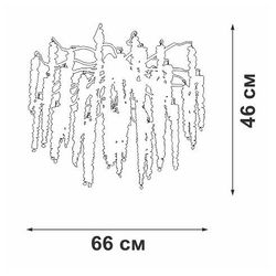Потолочная люстра Vitaluce V2855 V2855-1/7PL