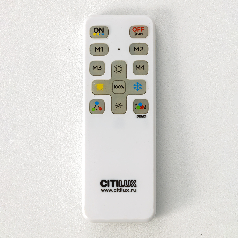 Citilux Trent CL203631 LED Люстра потолочная с пультом Чёрная