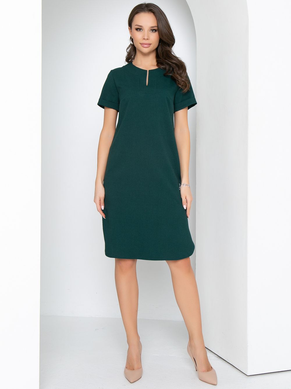 Платье Натали Хит (изумруд) Diolche (Акция)