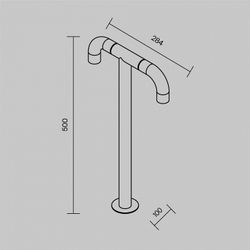 Наземный низкий светильник Maytoni Sleek O477FL-L4GF3K
