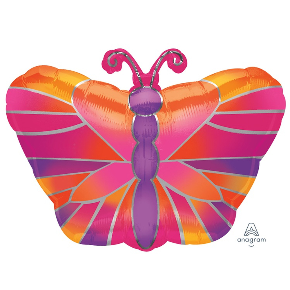 Шар Фольгированный Бабочка (Розовый)