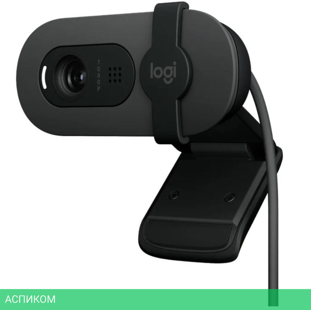 Веб-камера Logitech Brio 100 Graphite (960-001587)