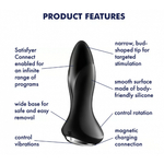 Анальный вибратор Satisfyer Rotator Plug 1 черный