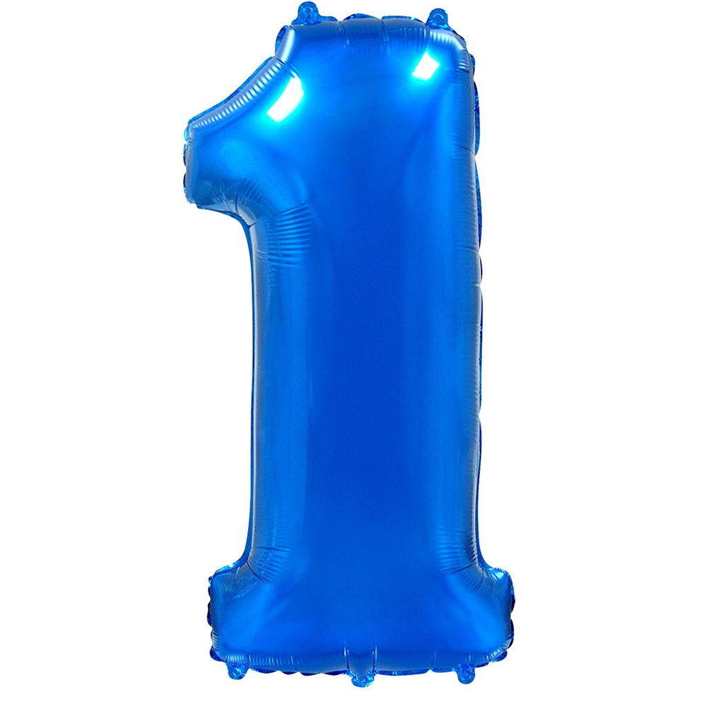 Цифра 1 "Синяя" (40''/102 см)