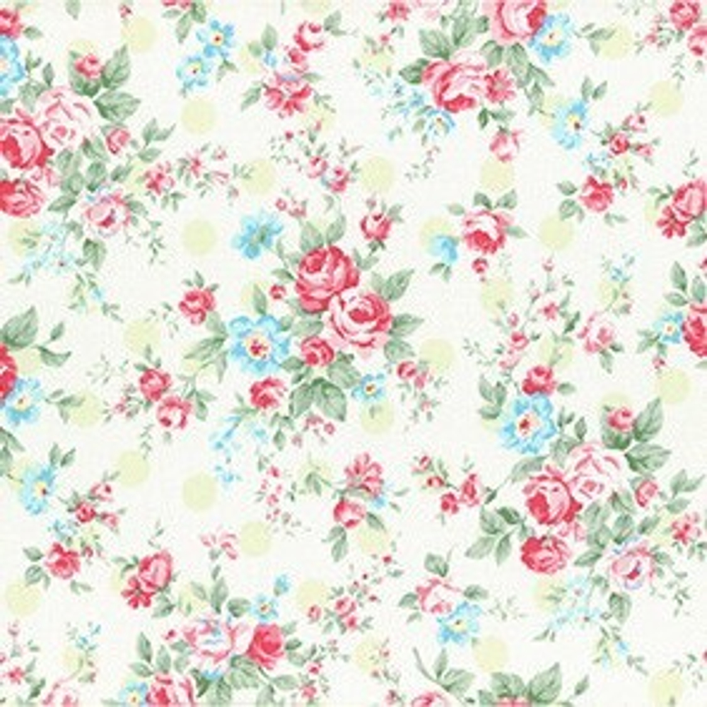 Ткань для пэчворка PEPPY PRINCESS ROSE, 50 x 55 см  140±4 г/кв.м  100% хлопок