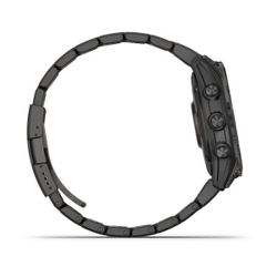 Умные часы Garmin Fenix 7 Sapphire Solar титановый угольно-серый DLC с угольно-серым титановым DLC браслетом