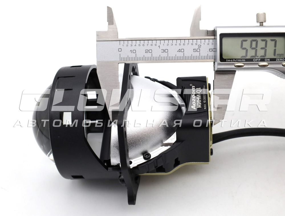 Билед модули Aozoom МИНИ-Q1 3.0 дюйма, 2 чипа, 5500K, 12V, 53W/62W, крепление 3R (комплект, 2шт)