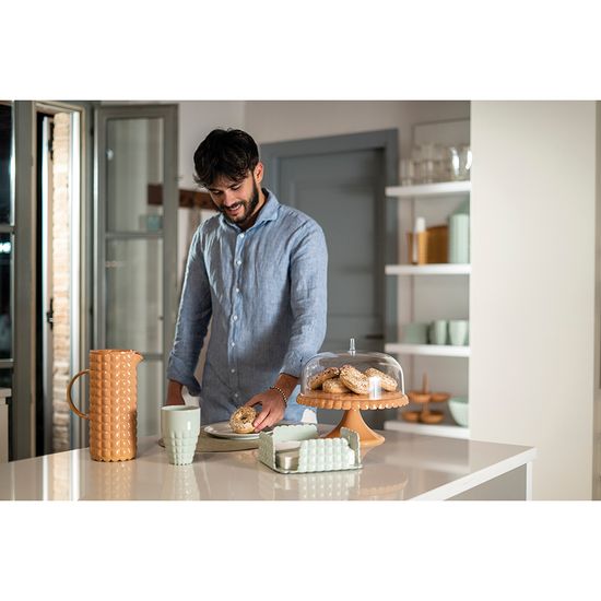 Салфетница квадратная tiffany, зеленая