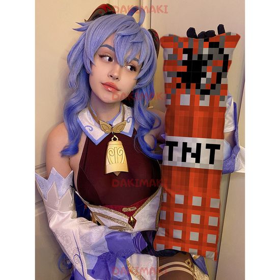 Мини дакимакура ТНТ Майнкрафт | Minecraft арт. M1230, 60х20 см