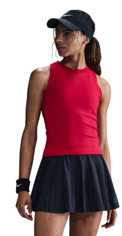 Женский топ теннисный Nike Court Advantage Dri-Fit Tennis Tank - красный