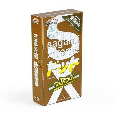 Презервативы усиливающие ощущения SAGAMI Xtreme Feel UP (10 шт) (Цвет: прозрачный)