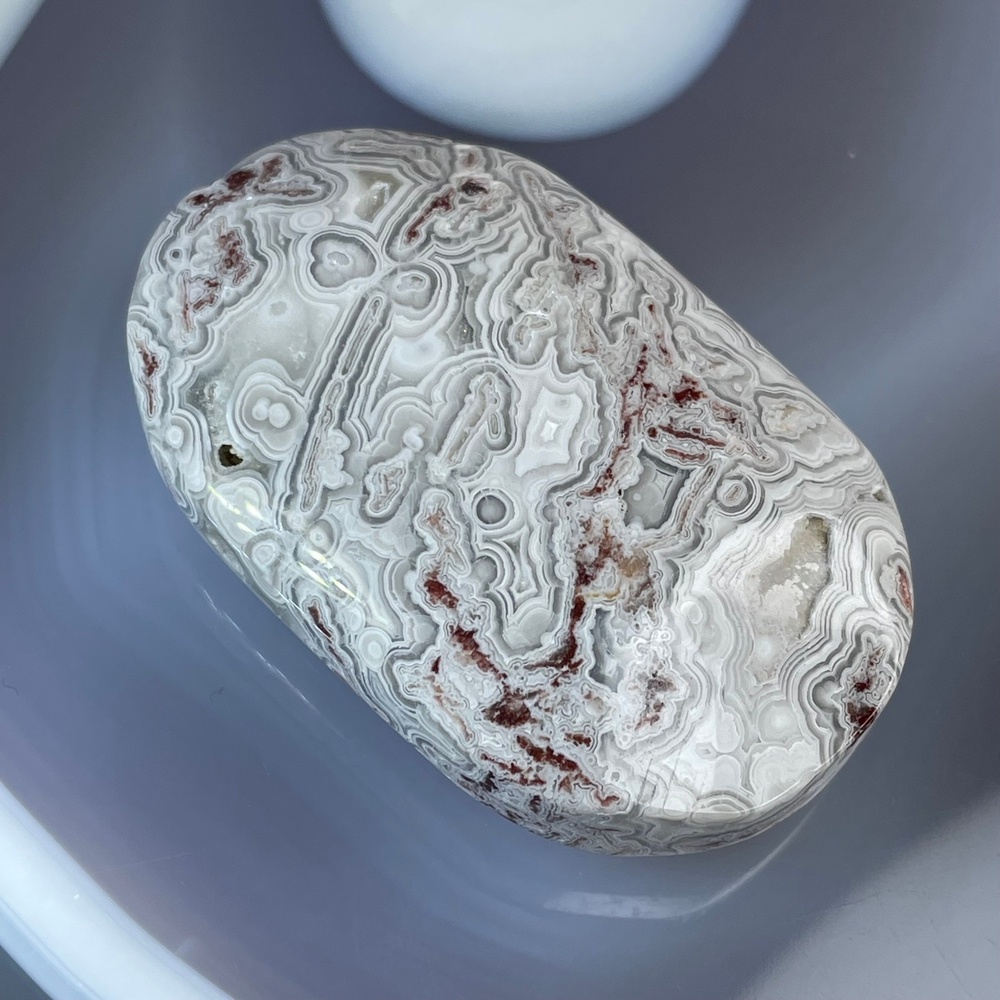 59297 Агат Мексиканский Галтовка 57мм
